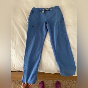 Figs ciel blue scrub pants
